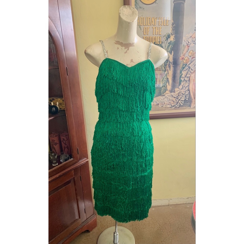 1950s Style Fringed Dress